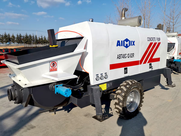 ABT40C diesel trailer concrete pump machine