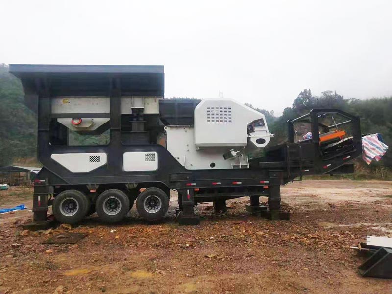 mobile jaw crushing plant