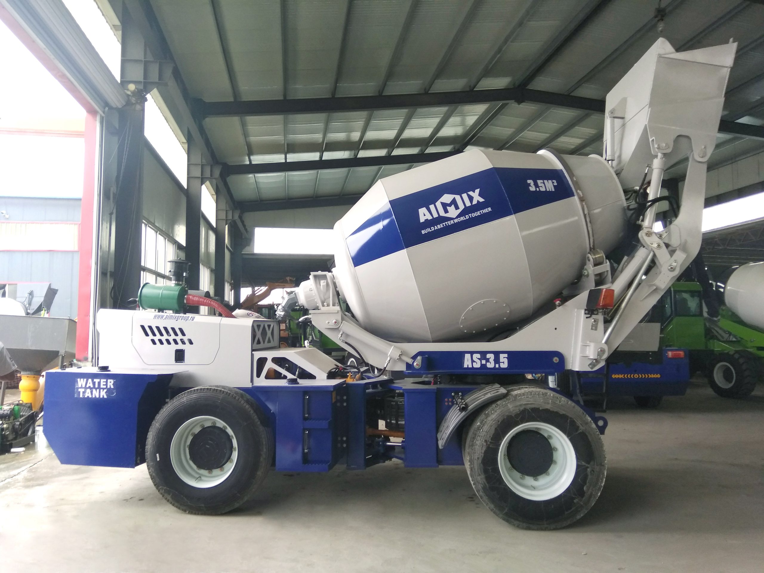 self concrete mixers