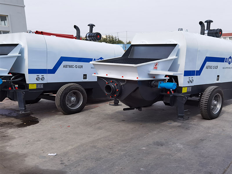 mobile concrete pump sizes in Aimix