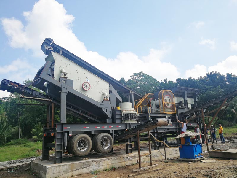 mobile tipe mesin stone crusher pemecah batu