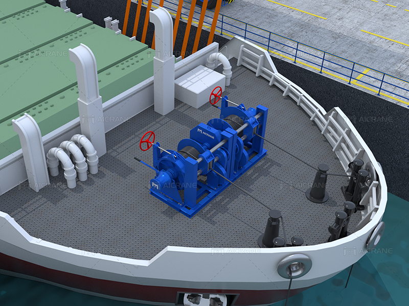 Hydraulic Mooring Winch System