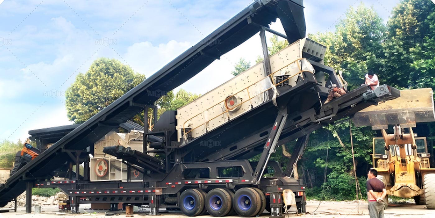 Steel material in the crusher machine