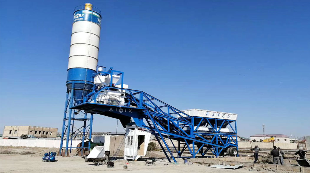 mobile concrete mixing plant for sale