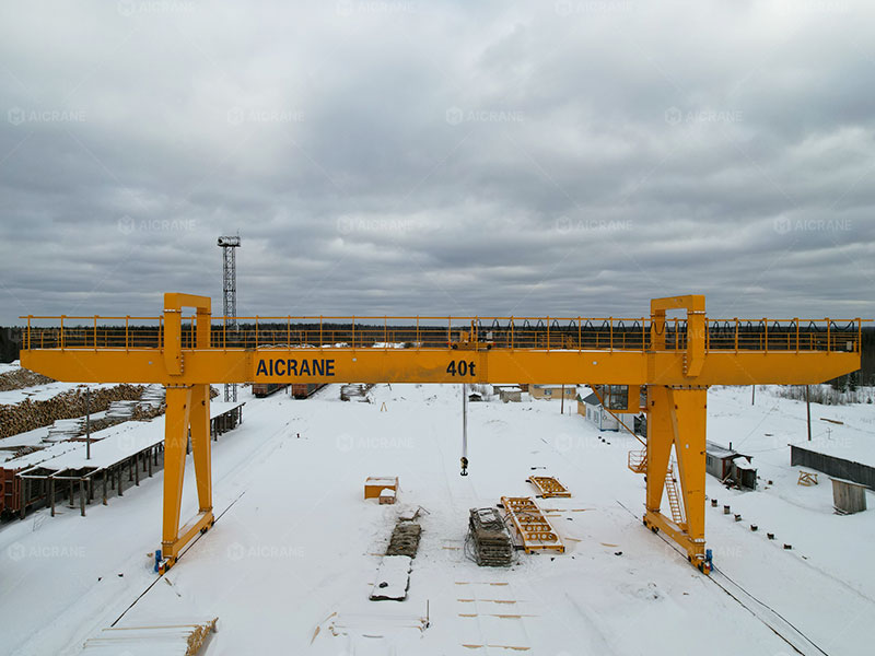 cantilever design in 40 ton gantry crane