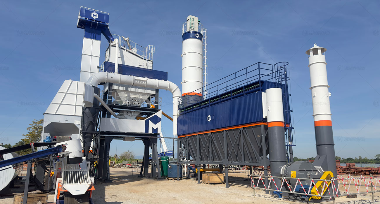 ALQ80 asphalt batch mix plant for sale in Myanmar