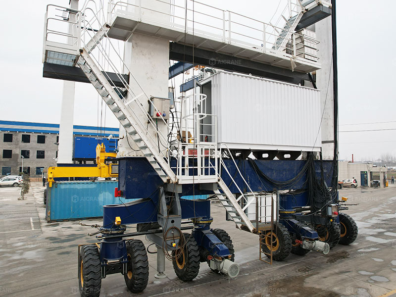 RTG crane steering wheel detail