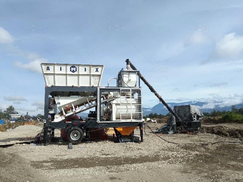 AJSY40 mobile batching plant