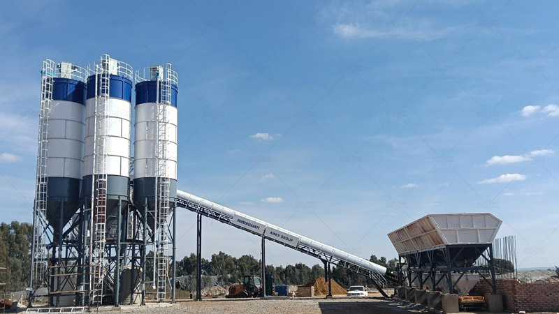 Ready-Mix Concrete Plant Installed for Infrastructure Projects